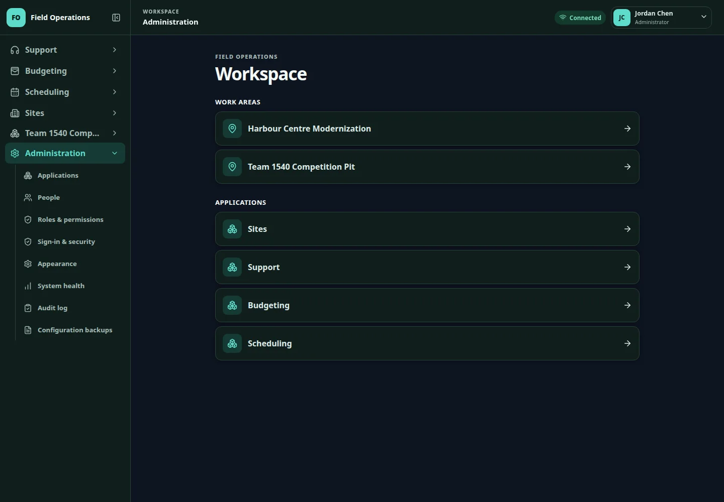 Asset operations workspace responsive test fixture